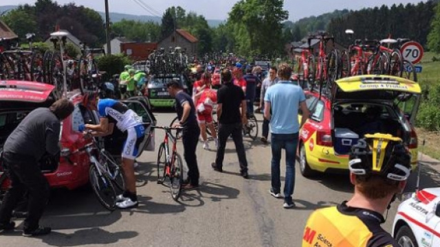 Le conseguenze di una caduta al Giro del Belgio