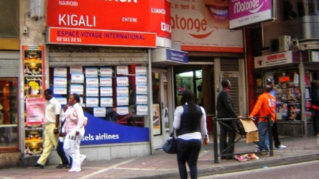 Entrée galérie Porte de Namur à Bruxelles