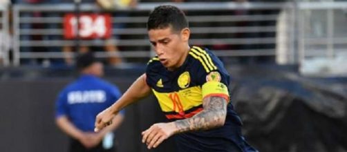 James Rodriguez, autore del 2-0 su calcio di rigore