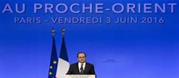 Il Presidente francese al Summit per la pace in Medio Oriente Il Presidente francese al Summit per la pace in Medio Oriente