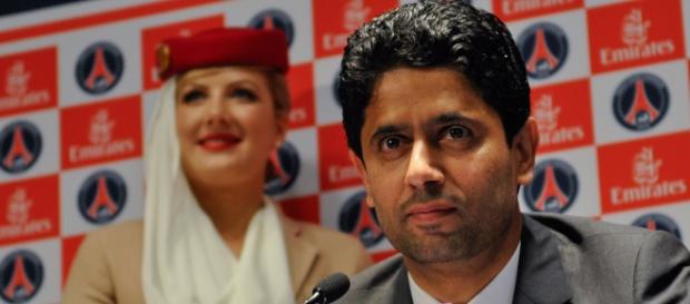 Nasser Al-Khelaifi: "Sabia que iríamos perder para o Manchester City." Foto: Christophe Pelletier/Flickr Nasser Al-Khelaifi: "Sabia que iríamos perder para o Manchester City." Foto: Christophe Pelletier/Flickr