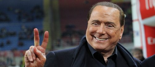 Il patron del Milan, Silvio Berlusconi