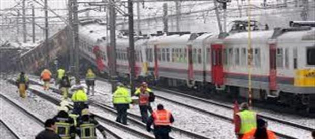 I soccorritori sul luogo dell'incidente I soccorritori sul luogo dell'incidente
