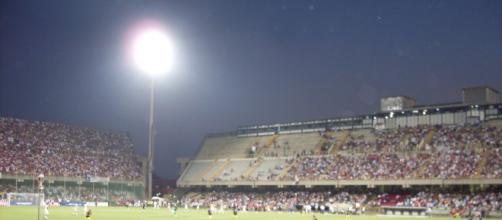 Lo stadio Arechi di Salerno che ospiterà la gara di ritorno dei playout di B