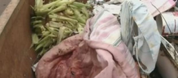 Bebê é encontrado em caçamba de lixo mas não sobrevive Bebê é encontrado em caçamba de lixo mas não sobrevive
