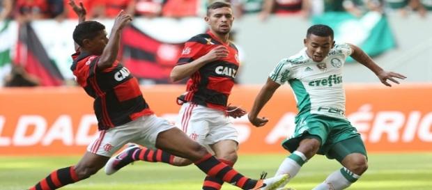 Flamengo 1x2 Palmeiras: fracasso de audiência na TV (Foto: Cesar Greco/Agência Palmeiras) Flamengo 1x2 Palmeiras: fracasso de audiência na TV (Foto: Cesar Greco/Agência Palmeiras)