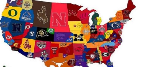 College Football Map courtesy of Flickr.com