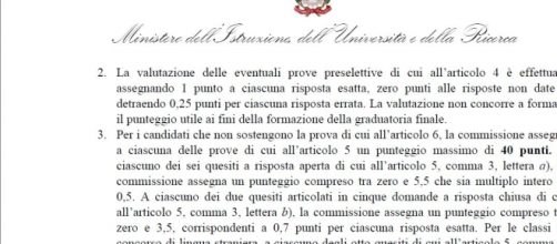 Qual è il voto minimo per superare lo scritto concorso docenti.