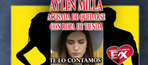 Acusación contra Aylén Milla por ropa Acusación contra Aylén Milla por ropa