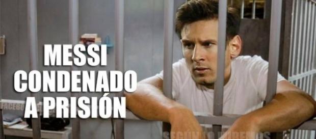 Lionel Messi ha sido condenado a prisión por evasión al fisco. Lionel Messi ha sido condenado a prisión por evasión al fisco.