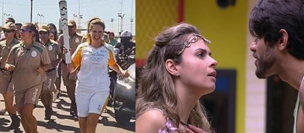 Ana Paula representou o símbolo olímpico no Brasil Ana Paula representou o símbolo olímpico no Brasil