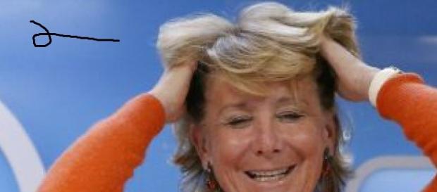 Esperanza Aguirre en una foto de tiempo atrás. Esperanza Aguirre en una foto de tiempo atrás.