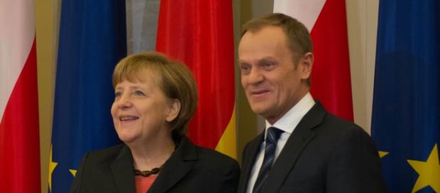 Kanclerz Niemiec i Donald Tusk Kanclerz Niemiec i Donald Tusk