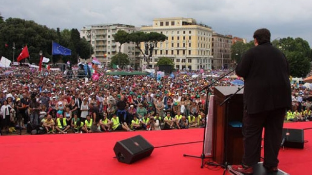 Il leader del PdF, Mario Adinolfi