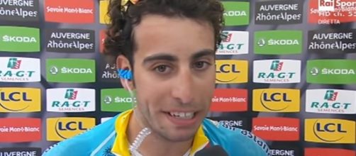Fabio Aru intervistato dopo la vittoria al Giro del Delfinato