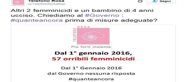 Telefono Rosa lancia la campagna quanteancora per gridare al governo di fare di più contro i femminicidi. Telefono Rosa lancia la campagna quanteancora per gridare al governo di fare di più contro i femminicidi.