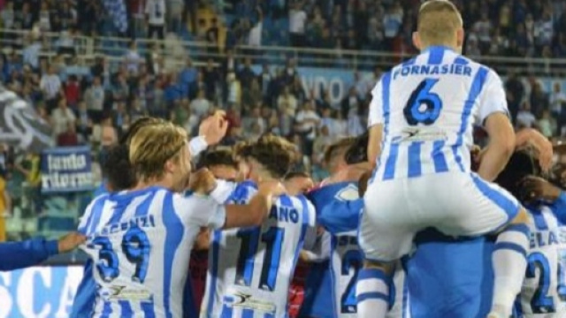Il Pescara pareggia 1-1 al Provinciale di Trapani e torna nella massima serie