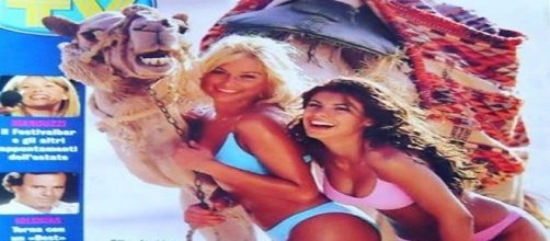 Elisabetta Canalis e Maddalen Corvaglia: nella foto di 16 anni fa.