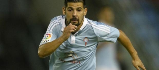 Nolito jugando en el Celta de Vigo Nolito jugando en el Celta de Vigo