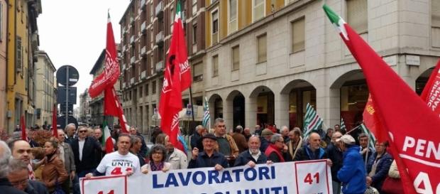 Nannicini incontra una delegazione di lavoratori precoci per quota 41 Nannicini incontra una delegazione di lavoratori precoci per quota 41