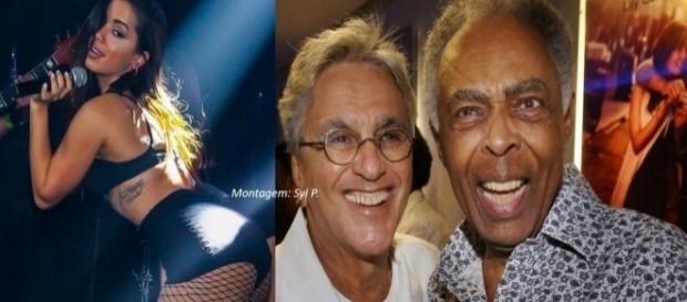 Anitta, Caetano e Gilberto participarão da abertura dos jogos Anitta, Caetano e Gilberto participarão da abertura dos jogos