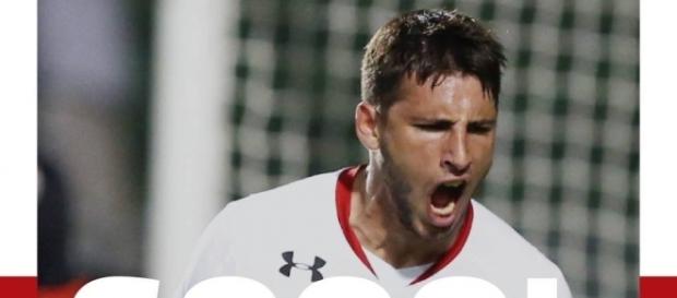 O artilheiro Calleri é a esperança de gols da torcida tricolor O artilheiro Calleri é a esperança de gols da torcida tricolor