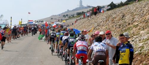 Il Mont Ventoux, una delle montagne leggendarie del Tour de France