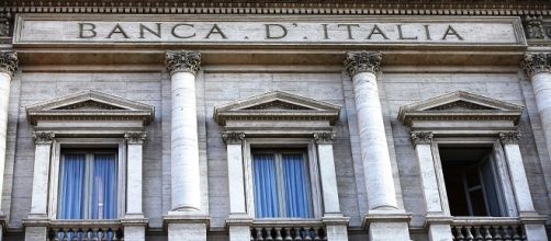 La facciata della Banca d'Italia