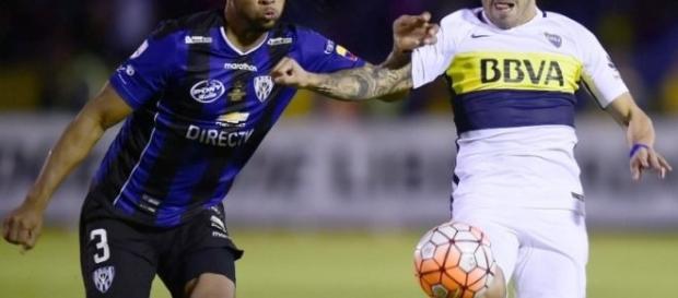 A equipe de Carlos Tévez se classifica para a final da Libertadores com uma vitória simples por 1 a 0. A equipe de Carlos Tévez se classifica para a final da Libertadores com uma vitória simples por 1 a 0.