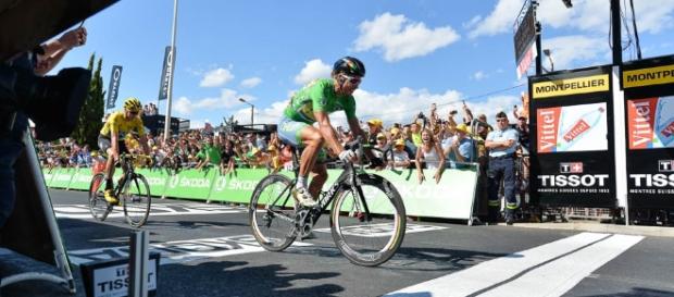 El eslovaco Peter Sagan logró su segundo triunfo de etapa en el Tour de Francia al imponerse al esprint en Montpellier, en ocasión de la etapa 11 El eslovaco Peter Sagan logró su segundo triunfo de etapa en el Tour de Francia al imponerse al esprint en Montpellier, en ocasión de la etapa 11