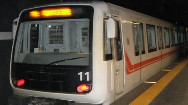 Il convoglio della Metro A di Roma