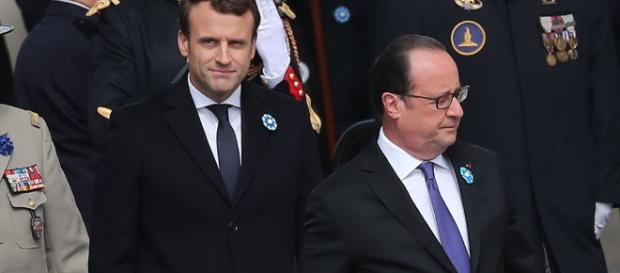 Emmanuel Macron et Francois Hollande Emmanuel Macron et Francois Hollande