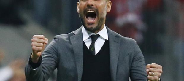 Pep Guardiola pasión y entrega en cada partido. Pep Guardiola pasión y entrega en cada partido.
