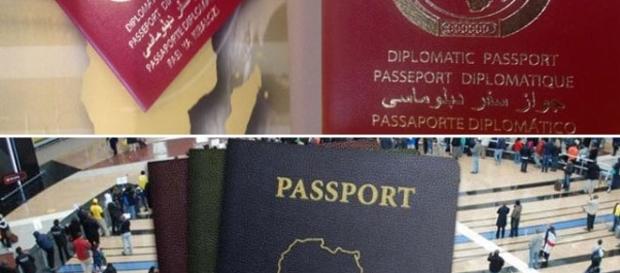 Exemplaires des passeports panafricains. Crédit photo, Maëlle Soumbi Exemplaires des passeports panafricains. Crédit photo, Maëlle Soumbi