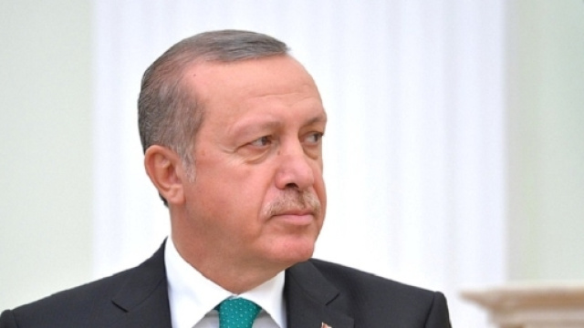 Un'immagine del premier della Turchia, Recep Tayyip Erdogan