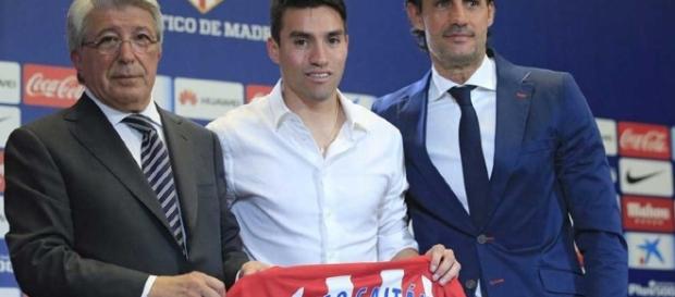 Gaitán oficialmente apresentado no Atlético de Madrid Gaitán oficialmente apresentado no Atlético de Madrid