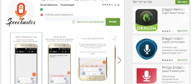 Software e Aplicativos para edição de textos por fala. Software e Aplicativos para edição de textos por fala.