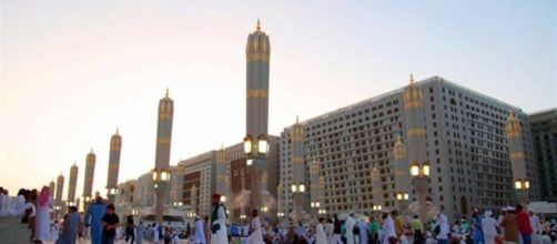 La Grande Moschea di Medina all'esterno