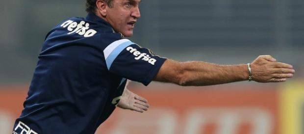 Cuca, técnico do Palmeiras, orienta o time em jogo pelo Campeonato Brasileiro Cuca, técnico do Palmeiras, orienta o time em jogo pelo Campeonato Brasileiro