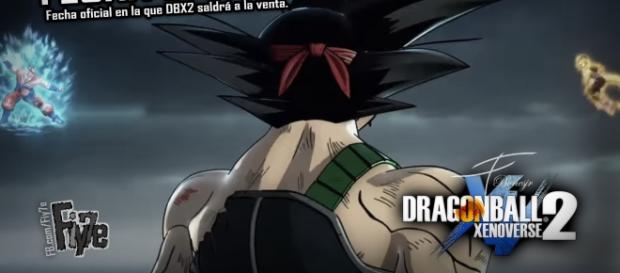 Dragon Ball Xenoverse 2: Bardock mirando la pelea entre Goku SSJ Dios Azul y Golden Freezer Dragon Ball Xenoverse 2: Bardock mirando la pelea entre Goku SSJ Dios Azul y Golden Freezer