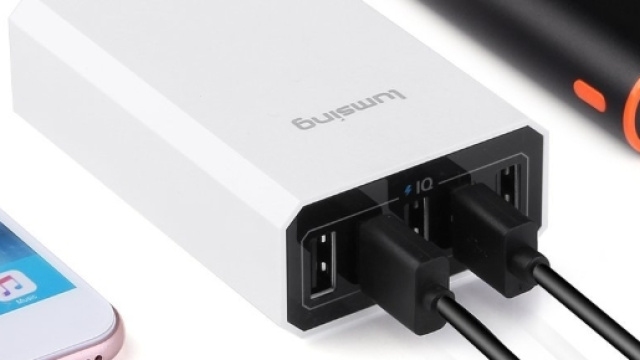 Lumsing Caricabatterie Portatile 40W 5-Porte USB