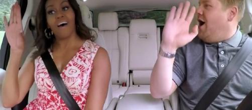 Preview Michelle Obama's Carpool Karaoke Ride With James Corden ... - people.com