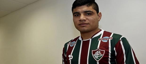 Cláudio Aquino, novo meia do Flu (Foto:Mailson Santana / Fluminense FC) Cláudio Aquino, novo meia do Flu (Foto:Mailson Santana / Fluminense FC)