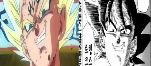 DBS Goku Black referencia a vegeta majin. DBS Goku Black referencia a vegeta majin.