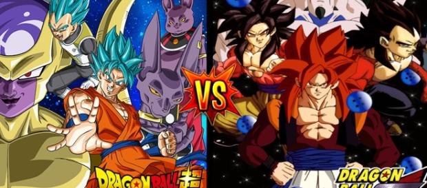 Super Vs GT respectivamente, segun su trama Super Vs GT respectivamente, segun su trama