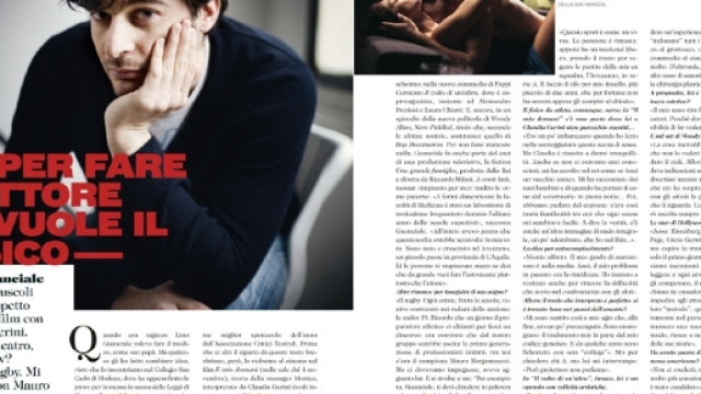 Lino Guanciale: &laquo;Per fare l'attore ci vuole il fisico&raquo; - Grazia.it - grazia.it