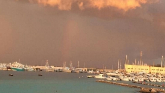 Una foto di Otranto, durante il tramonto.