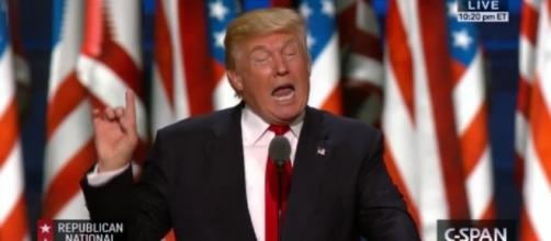 Donald Trump convention speech, via YouTube