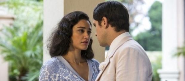 Filomena e Candinho terão filho sequestrado (Divulgação/Globo) Filomena e Candinho terão filho sequestrado (Divulgação/Globo)