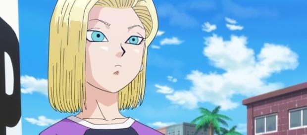 Trunks se encuentra con la esposa de Krillin Trunks se encuentra con la esposa de Krillin